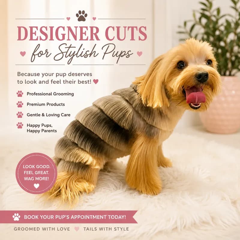 Designer Cuts Grooming Ad
